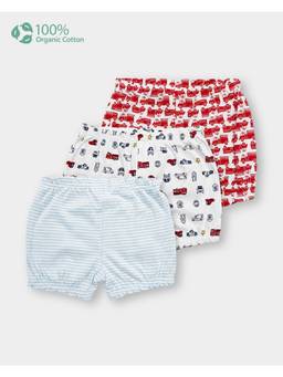 Carter's - Baby Boy Organic Cotton Blommer In Assorted Prints (Pack of 3)