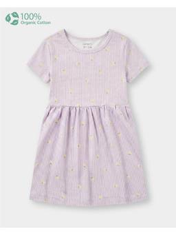 Carter's - Toddler Girl Organic Cotton Knitted Dress In Fruit Print