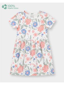 Carter's - Toddler Girl Organic Cotton Knitted Dress In Fruit Print