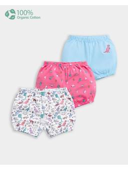 Carter's - Baby Girl Organic Cotton Bloomers (Pack of 3)