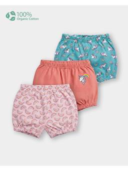 Carter's - Baby Girl Organic Cotton Bloomers (Pack of 3)