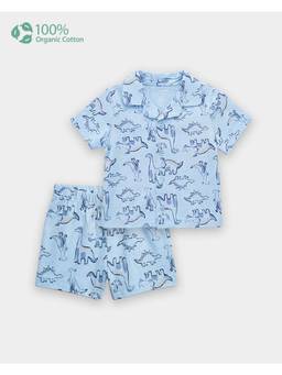 Carter's - Baby Boy Organic Cotton Dino Print Shirt With Shorts