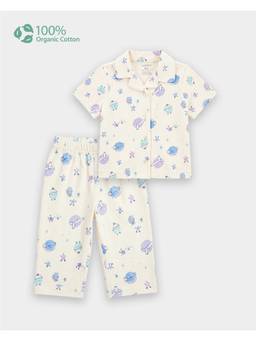 Carter's - Baby Girl Organic Cotton Outerspace Print Shirt With Pant