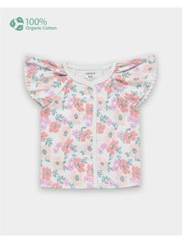 Carter's - Baby Girl Organic Cotton Front Open Top