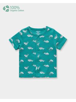 Carter's - Baby Boy Organic Cotton Front Open T-Shirt