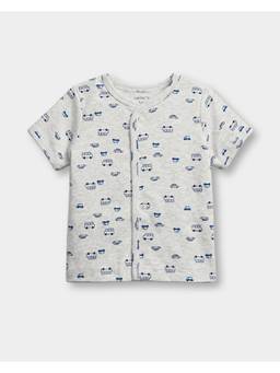 Carter's - Baby Boy Organic Cotton Front Open T-Shirt