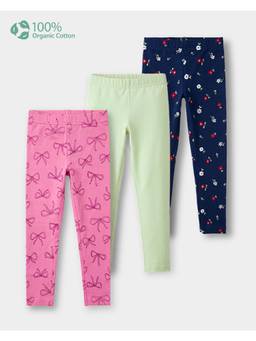 Carter's - Toddler Girl Organic Cotton Leggings (Pack of 3)