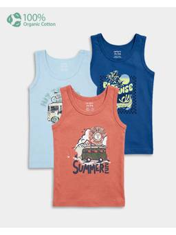 Carter's - Toddler Boy Organic Cotton Vests (Pack of 3)