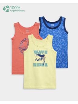 Carter's - Toddler Boy Organic Cotton Vests (Pack of 3)