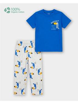 Carter's - Toddler Boys Organic Cotton Bird Print T-Shirt With Pyjama