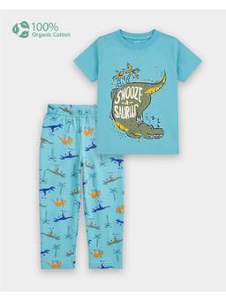 Carter's - Toddler Boys Organic Cotton Dino Print T-Shirt With Pyjama