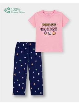 Carter's - Toddler Girl Organic Cotton Video Game Print T-Shirt With Pant