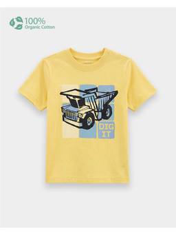 Carter's - Toddler Boy Organic Cotton Crew Neck T-Shirt
