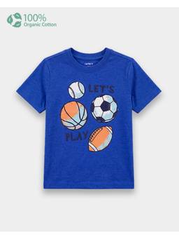 Carter's - Toddler Boy Organic Cotton Crew Neck T-Shirt