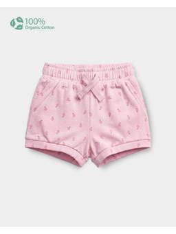 Carter's - Baby Girl Organic Cotton Pull-On Shorts In Fruit Print