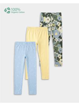 Carter's - Organic Cotton Leggings In Assorted Prints (Pack of 3)