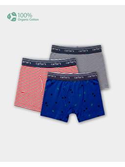 Carter's - Trunk In Assorted Prints with Anti Microbial Finish (Pack of 3)