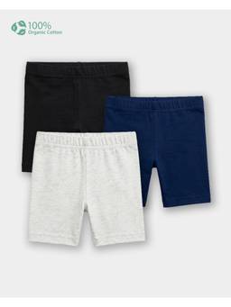 Carter's - Organic Cotton Cycling Shorts Solid with Anti Microbial (Pack of 3)