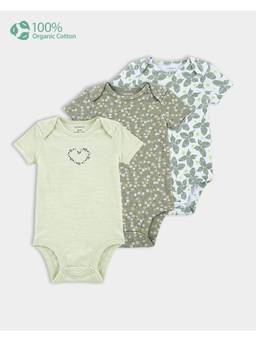 Carter's - Baby Girl Organic Cotton Onesies in Floral Print (Pack of 3)