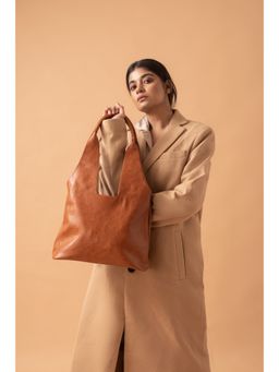 Miri - Classic Tan Hand Crafted Tote Bag