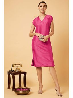 SALT Attire - Rasbhari Dress - Pink