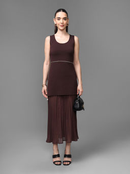 Kazo - Brown Beverly Maxi Dress