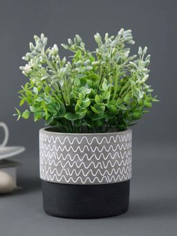 Tayhaa - Wave Textured Ceramic Planter