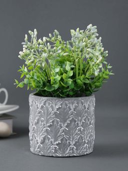 Tayhaa - Leaf Like Texture Ceramic Indoor Planter