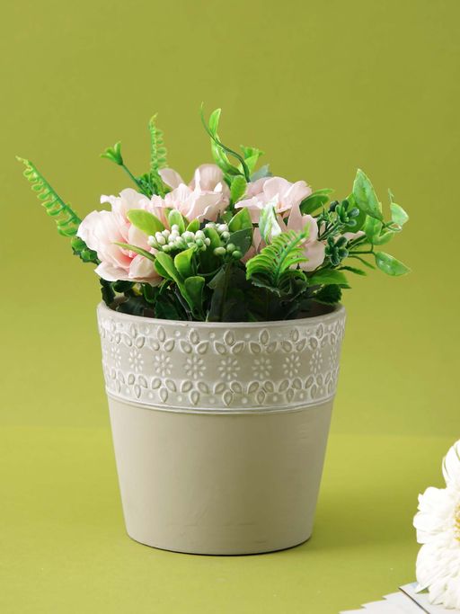 Tayhaa Dual Tone Ceramic Planter