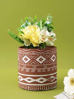 Tayhaa - Engraved Pattern Ceramic Planter