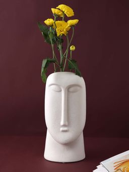 Tayhaa - Ceramic Face Vase Large