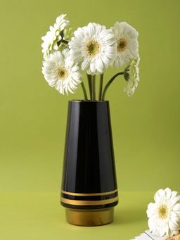 Tayhaa - Solid Black Ceramic Vase