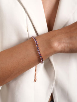 Joker and Witch - Joker & Witch Nora Gold Purple Tennis Bracelet