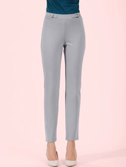 FableStreet - LivIn Bootcut Pants - Grey