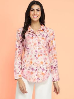 FableStreet - Floral Shirt - Multi-Color
