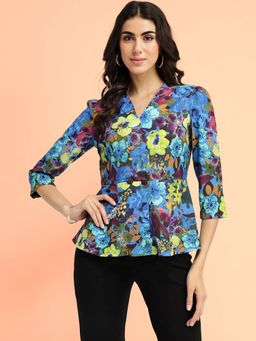 FableStreet - Women Multi-Color Floral Top