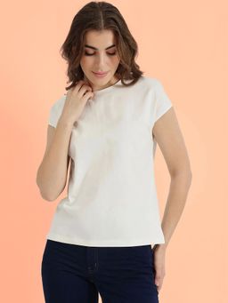 FableStreet - Cotton Crew Neck T-Shirt - White