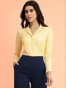 FableStreet - Resort Collar Shirt - Yellow