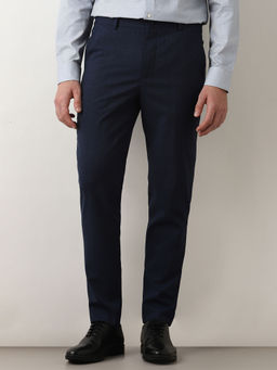 Selected - Dark Blue Mid Rise Trousers