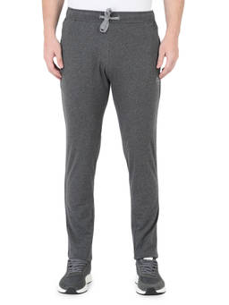 WOODLAND - Men Grey Cotton Casual Trackpant