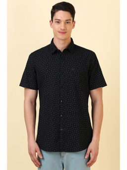 Allen Solly - Men Black Printed Half Sleeves Casual Shirt