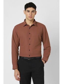 Van Heusen - Brown Formal Shirt