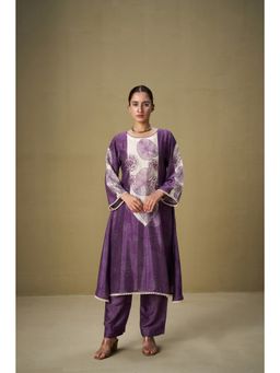 Sukruti Design - Plum Purple Pakistani Kurta