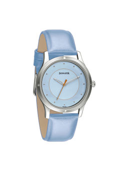 Sonata - 8183Sl01-Blue Dial Analog Watch For Women
