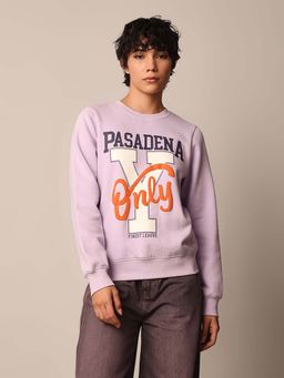 ONLY - Purple Pasadena Printed Sweatshirt