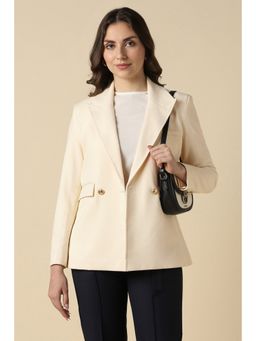 Allen Solly - Women Beige Blazer