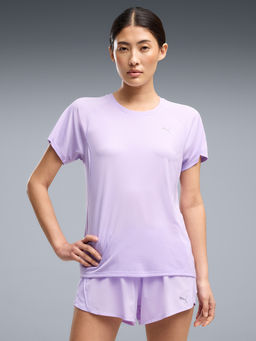 Puma - Velocity Womens Purple Running T-Shirt