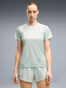 Puma - Run Velocity Womens All-Over-Sea Green T-Shirt