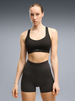 Puma - Pwrmode High Support Womens Black Sports Bra