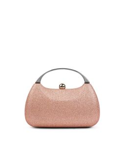 Lino Perros - Women Texas Peach Radiant Clutch with Detachable Strap
